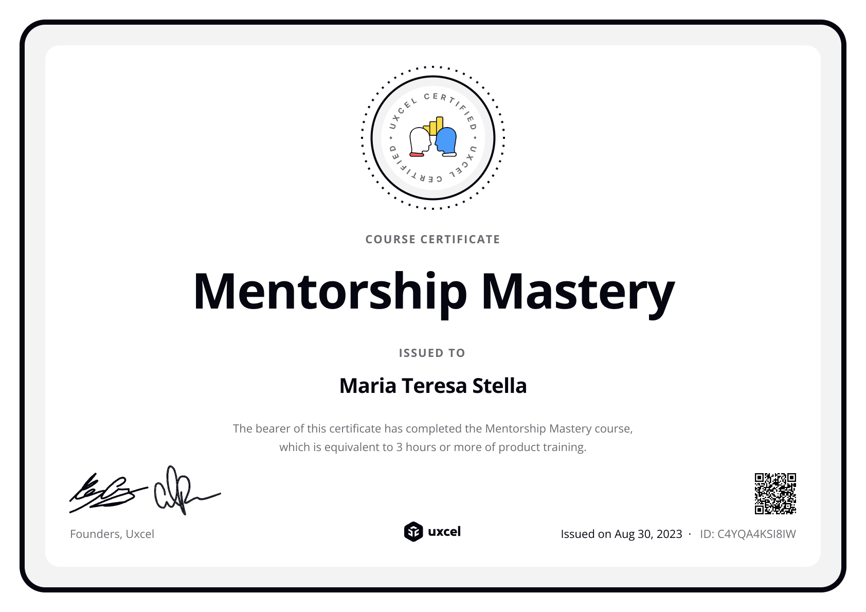 Mentorship Mastery Certificate